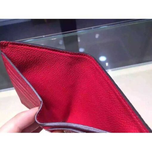 Louis Vuitton Replica Monogram Empreinte Compact Curieuse Wallet Red