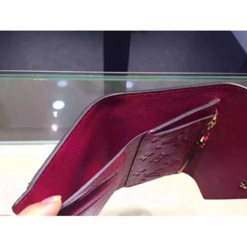 Louis Vuitton Replica Monogram Empreinte Compact Curieuse Wallet Rosy