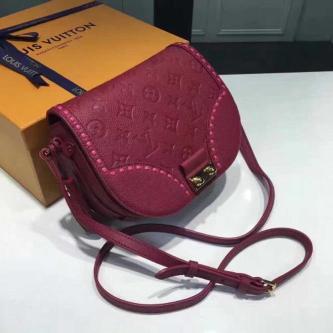 Louis Vuitton Replica Monogram Empreinte Junot Bag Hot Pink 2017