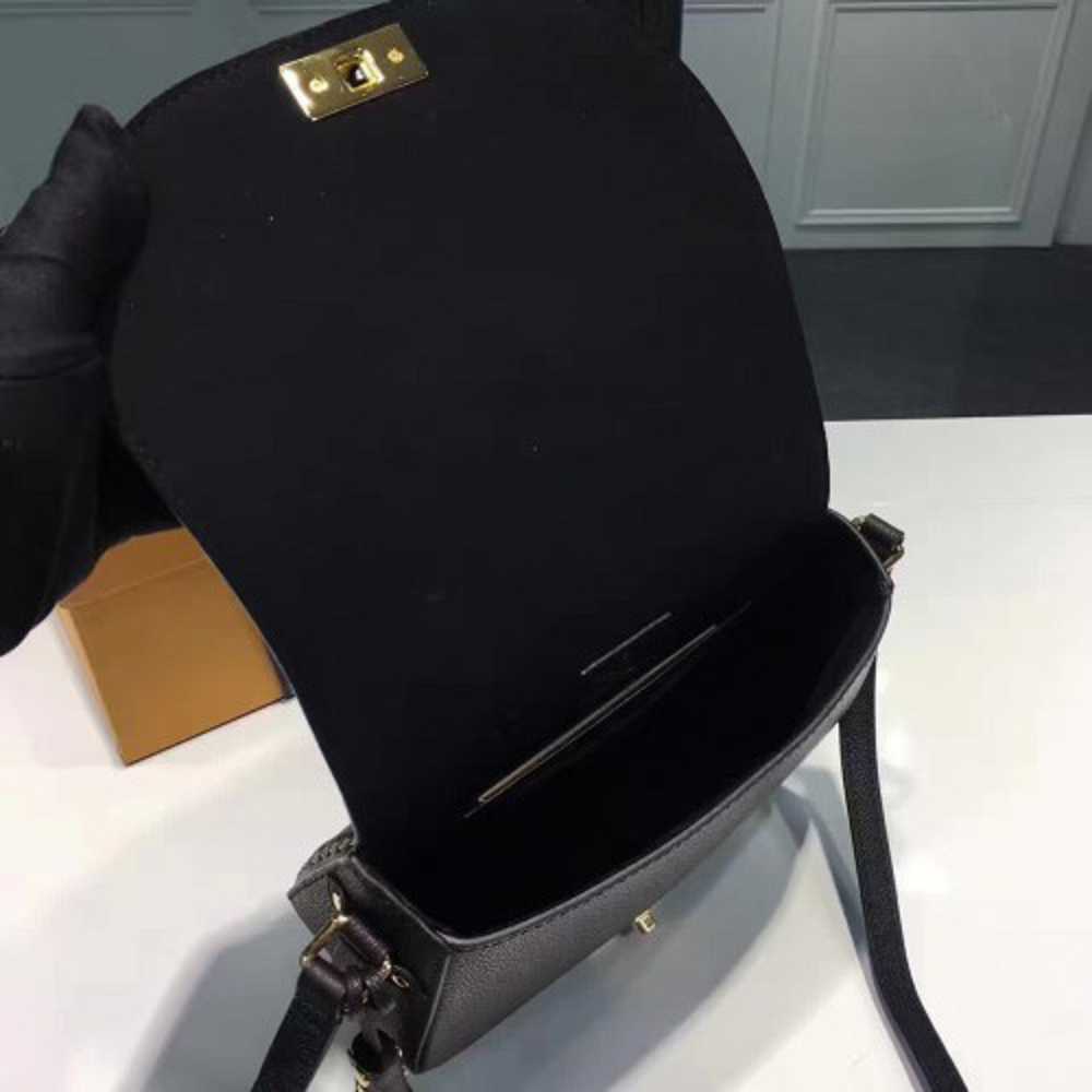 LOUIS VUITTON Junot Monogram Empreinte Leather Black Shoulder Bag M43143