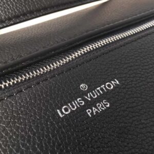 Louis Vuitton Replica Monogram Empreinte My Lockme Shoulder Bag M54878 Vanille Noir 2017