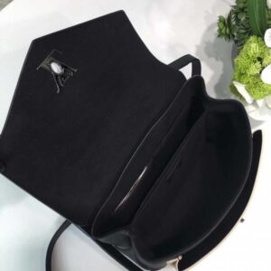 Louis Vuitton Replica Monogram Empreinte My Lockme Shoulder Bag M54878 Vanille Noir 2017