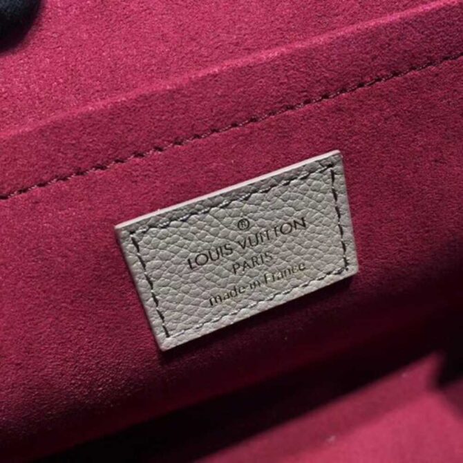 Louis Vuitton Replica Monogram Empreinte Saint Sulpice PM Bag M43395 Taupe Glace 2018