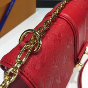 Louis Vuitton Replica Monogram Empreinte Saint Sulpice PM Shoulder Bag M43392 Red 2017