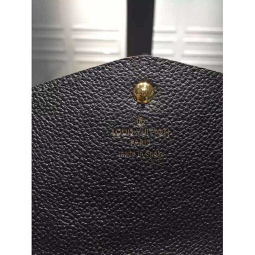 Louis Vuitton Replica Monogram Empreinte Sarah Wallet Black