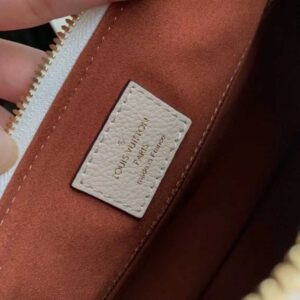 Louis Vuitton Replica Monogram Empreinte Speedy Bandouliere 30 Bag Creme Caramel 2019