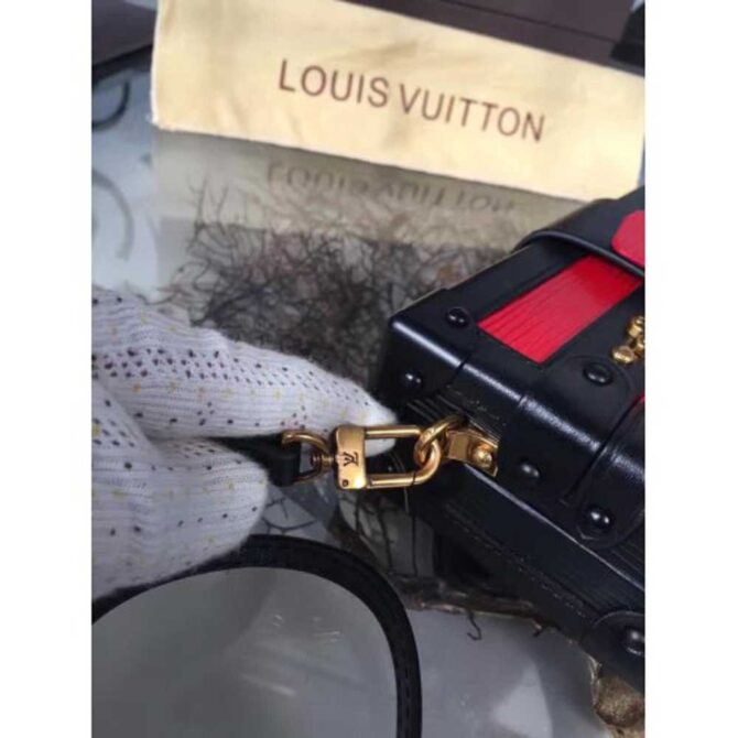 Louis Vuitton Replica Monogram Epi Leather Petite Mealle Bag M50015 Red/Black (GS-7021507)