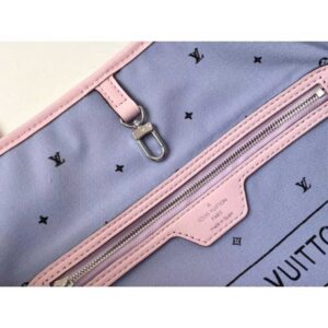 Louis Vuitton Replica Monogram Giant Canvas LV Replica Escale Neverfull MM Tote Bag M45270 Pastel Pink