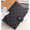 Louis Vuitton Replica Monogram Graphite Canvas Medium Ring Agenda Cover R20240