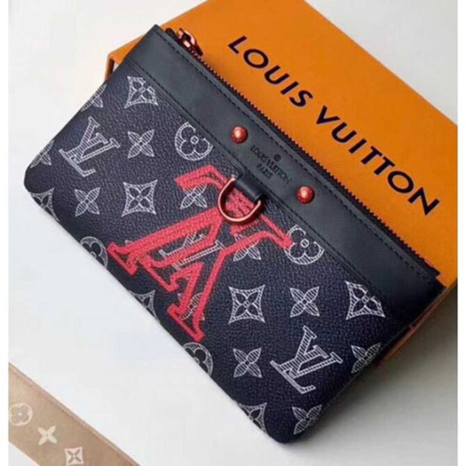 Louis Vuitton Replica Monogram Ink Canvas Pochette Apollo PM Bag M62898 2018