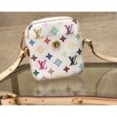 Louis Vuitton Replica Monogram Multicolor Lift Shoulder Pochette Bag M40055 White