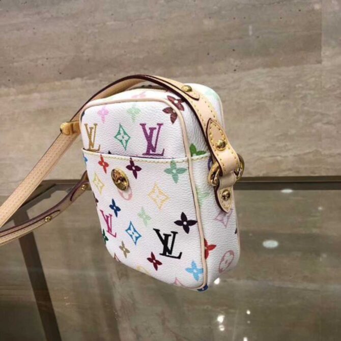 Louis Vuitton Replica Monogram Multicolor Lift Shoulder Pochette Bag M40055 White