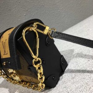 Louis Vuitton Replica Monogram Reverse Canvas Small Malle Chain Bag 2018