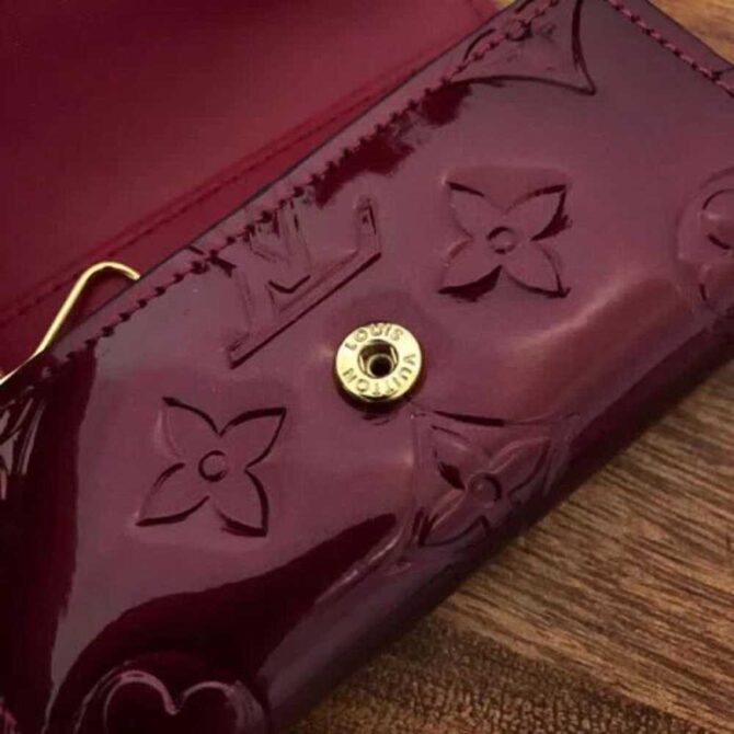 Louis Vuitton Replica Monogram Vernis Leather 6 Key Holder M61223 Fuchsia