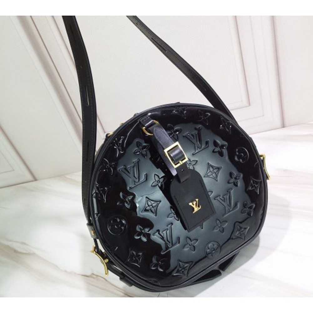 Louis Vuitton Replica Monogram Vernis Leather Boite Chapeau Souple Bag M53999 Noir 2019
