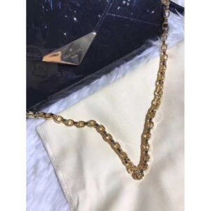 Louis Vuitton Replica Monogram Vernis Leather Envelope Clutch on Chain M90990 Black