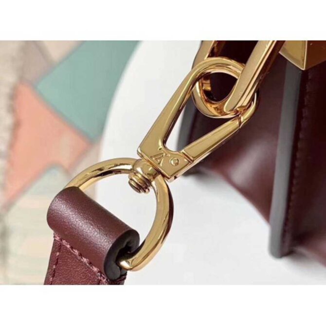 Louis Vuitton Replica Monogram Vernis Patent Leather Mini Dauphine Bag Burgundy 2019