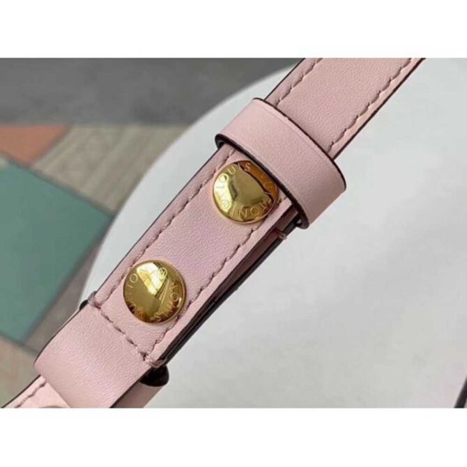 Louis Vuitton Replica Monogram Vernis Patent Leather Mini Dauphine Bag Pink 2019