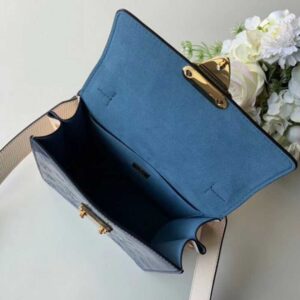 Louis Vuitton Replica Monogram Vernis Patent Leather Spring Street Bag M90373 Bleu Jean 2019