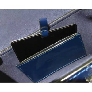 Louis Vuitton Replica Monogram Vernis Twist PM Bag Blue 2017