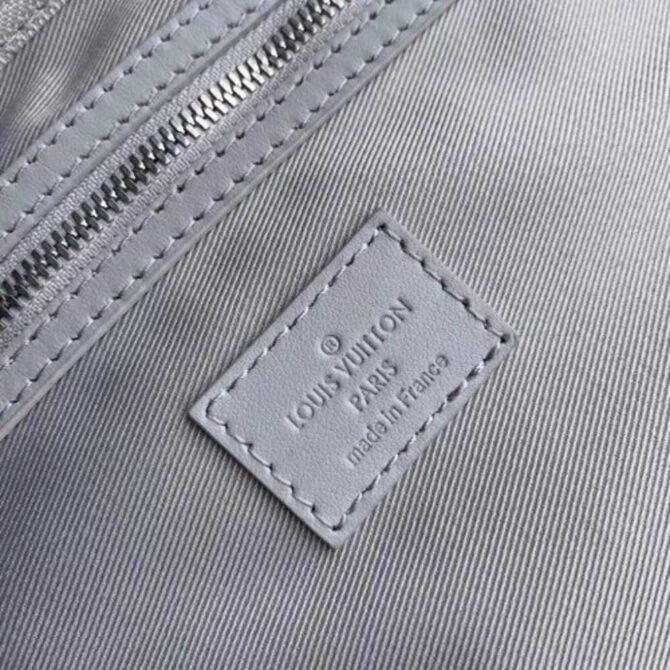 Louis Vuitton Replica Monogram White Canvas Chalk Keepall Bandouliere 50 Bag M44643 2019