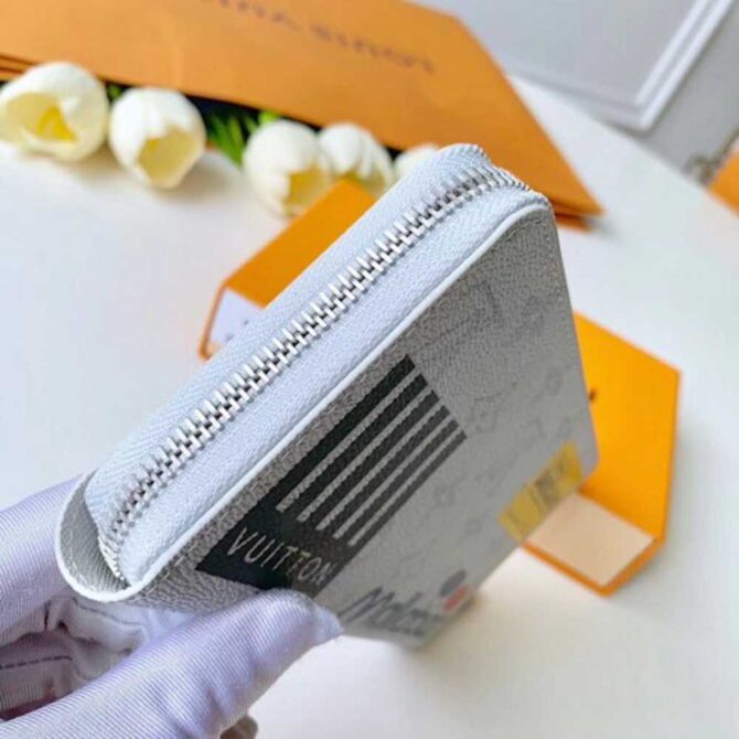 Louis Vuitton Replica Monogram White Canvas Chalk Zippy Organizer Wallet M67824 2019