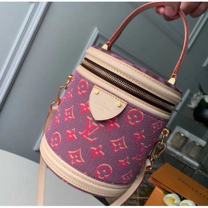 Louis Vuitton Replica Monogram and Damier Canvas Cannes Beauty Case Bucket Bag M43986 2019