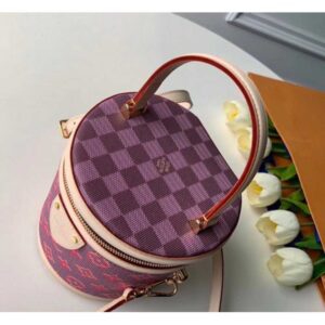 Louis Vuitton Replica Monogram and Damier Canvas Cannes Beauty Case Bucket Bag M43986 2019