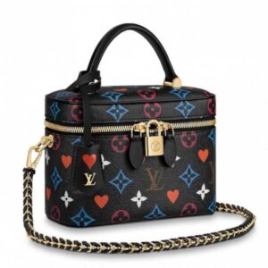 Louis Vuitton Replica Monogram canvas Game On Vanity PM Black Bag M57482