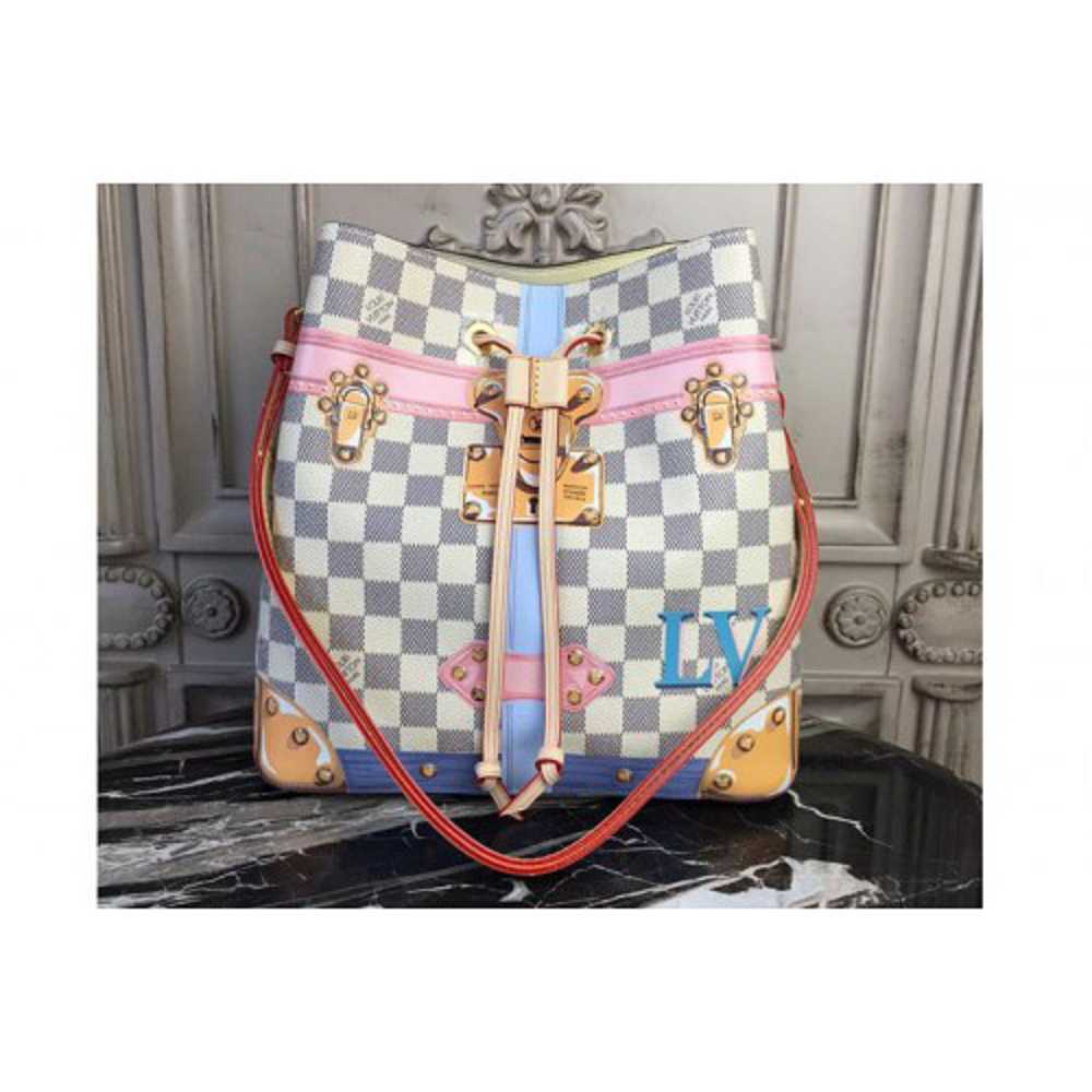 Louis Vuitton Replica N41066 Neonoe Damier Azur Canvas Bags