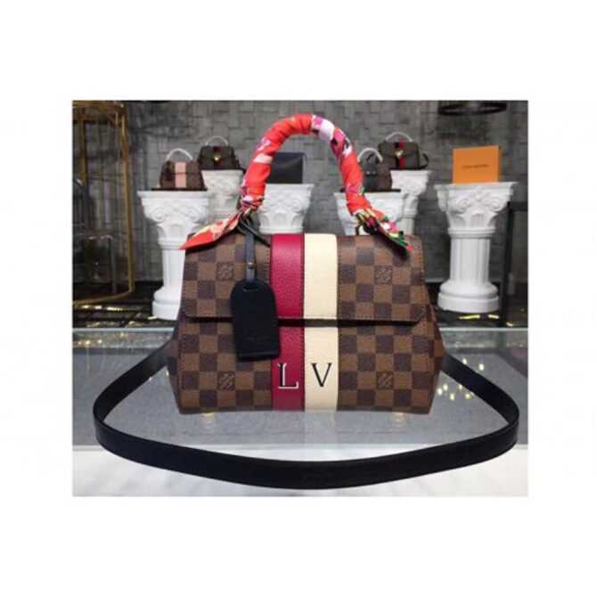 Louis Vuitton Replica N41076 LV Replica Bond Street BB Bags Damier Ebene Canvas