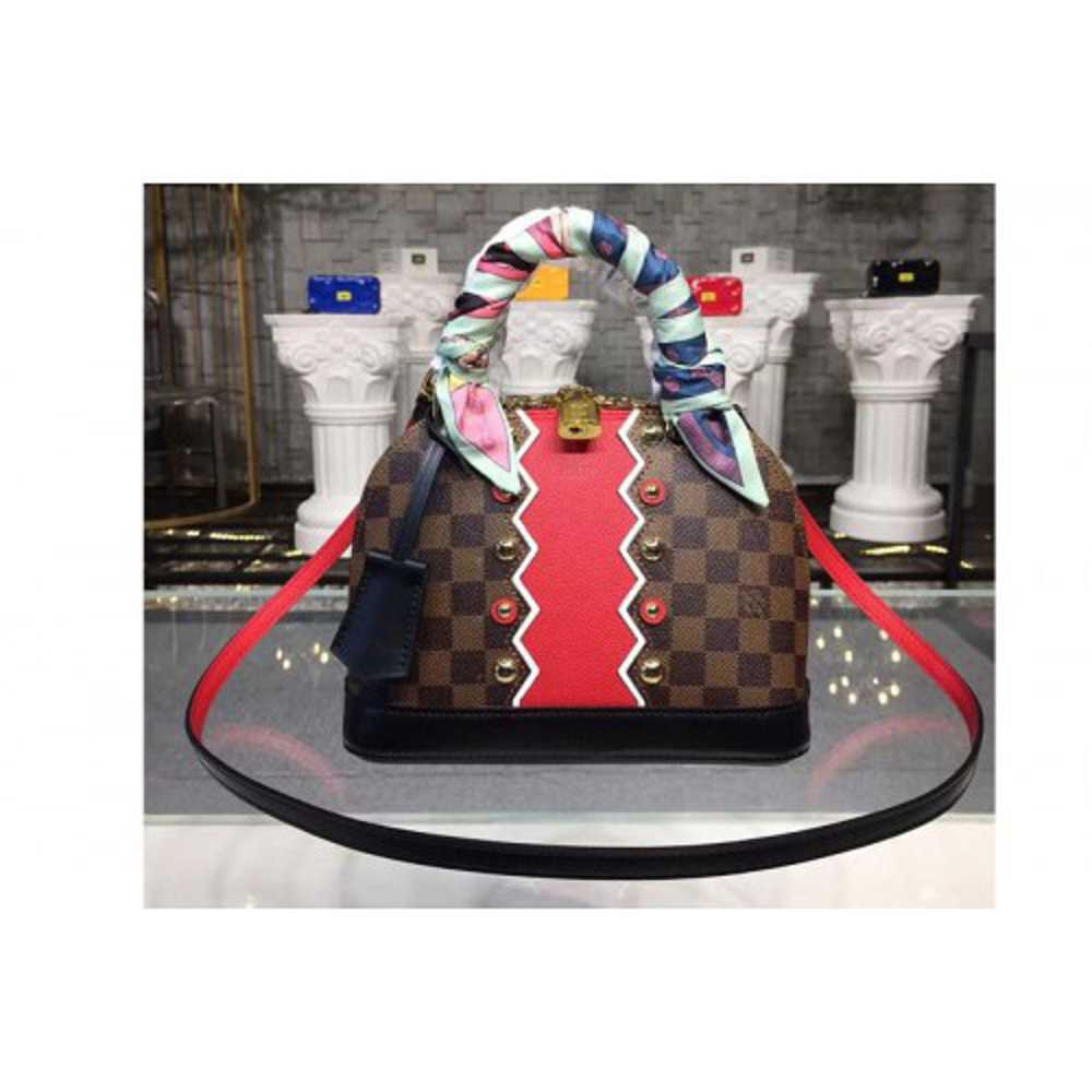Louis Vuitton Replica N41221 LV Replica Damier Ebene Canvas ALMA BB Bags
