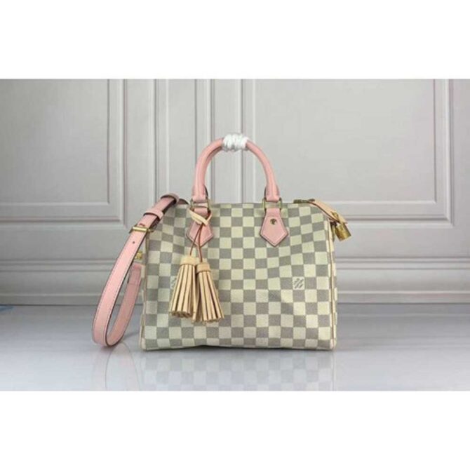 Louis Vuitton Replica N44366 Speedy Bandouliere 25 Bags Damier Azur Canvas