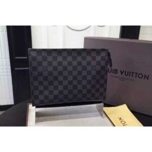 Louis Vuitton Replica N47545 Damier Ebene Canvas Handbag Ebony LV Replica