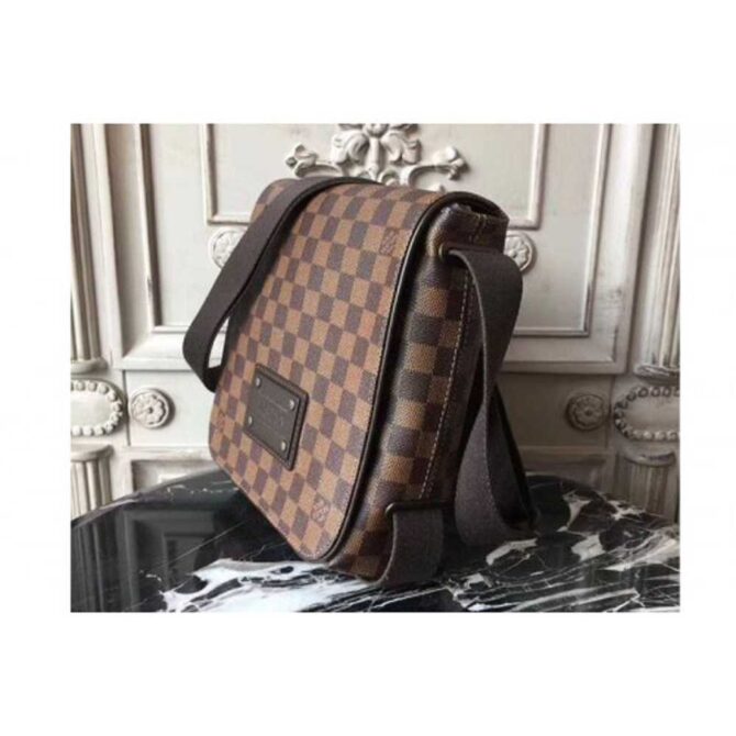 Louis Vuitton Replica N51210 Damier Ebene Canvas Brooklyn PM Bags