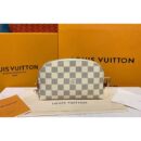 Louis Vuitton Replica N60024 LV Replica Cosmetic Pouch PM Bags Damier Azur Canvas