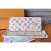 Louis Vuitton Replica N60099 Damier Azur Canvas Clemence Wallet