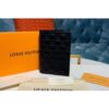 Louis Vuitton Replica N60181 LV Replica Passport Cover Wallets Black Damier Infini Leather