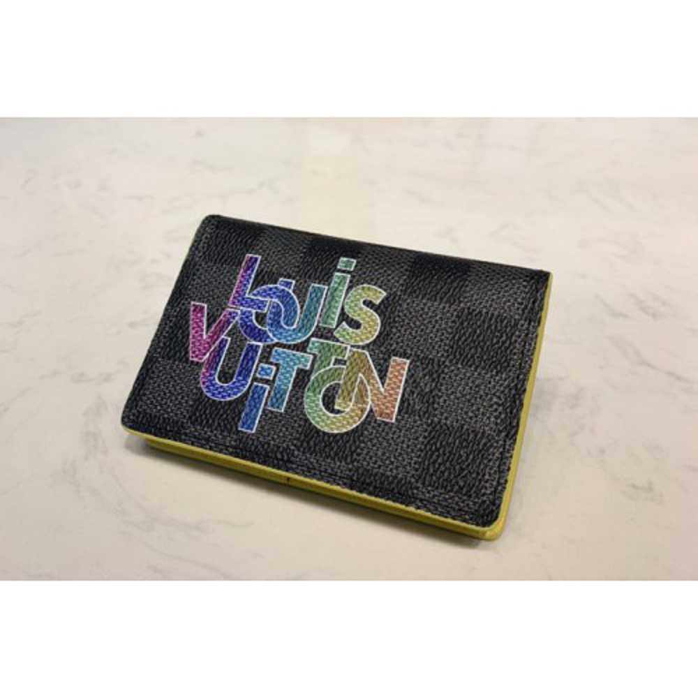 Louis Vuitton Replica N60299 LV Replica Pocket Organizer Wallet In Damier Graphite Canvas