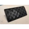 Louis Vuitton Replica N60326 LV Replica Brazza Wallet In Damier Graphite Canvas With Gray