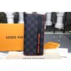 Louis Vuitton Replica N62665 LV Replica Brazza Wallet Damier Graphite Canvas