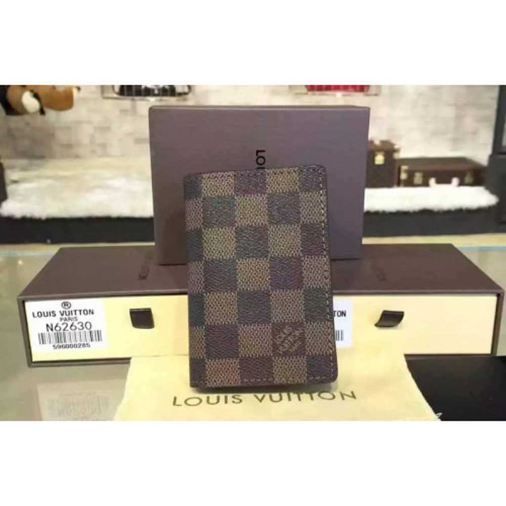 Louis Vuitton Replica N63143 Pocket Organiser Damier Ebene Canvas