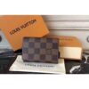 Louis Vuitton Replica N63338 Enveloppe Carte de Visite Wallets Damier Ebene Canvas