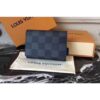 Louis Vuitton Replica N63338 Enveloppe Carte de Visite Wallets Damier Graphite Canvas