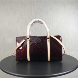 Louis Vuitton Replica Neo Triangle Monogram Vernis Handbag Amarante 2018