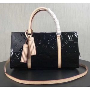 Louis Vuitton Replica Neo Triangle Monogram Vernis Handbag Black 2018