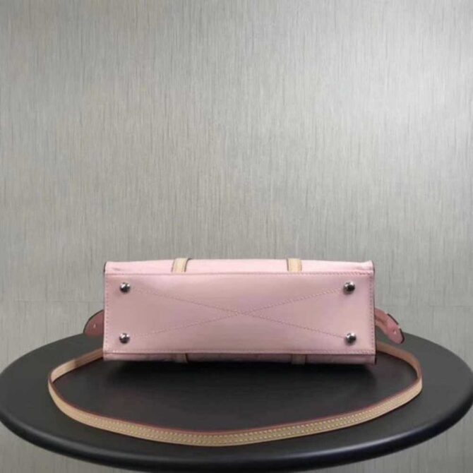 Louis Vuitton Replica Neo Triangle Monogram Vernis Handbag Rose Ballerine 2018