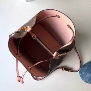 Louis Vuitton Replica NéoNoé Monogram Canvas Bucket Bag Pink 2018