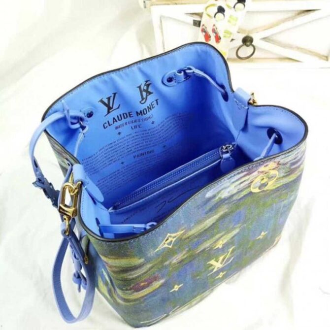 Louis Vuitton Replica Neonoe Bucket Bag M53501 Blue 2018