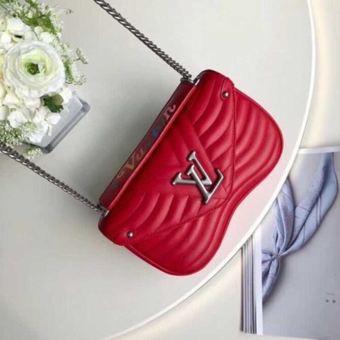 Louis Vuitton Replica New Wave Chain Bag PM/MM M51930 Red 2018